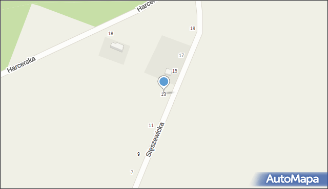Stęszewko, Stęszewicka, 13, mapa Stęszewko