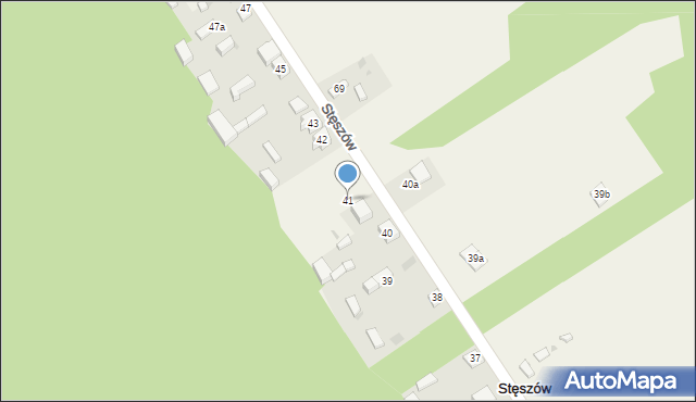 Stęszów, Stęszów, 41, mapa Stęszów