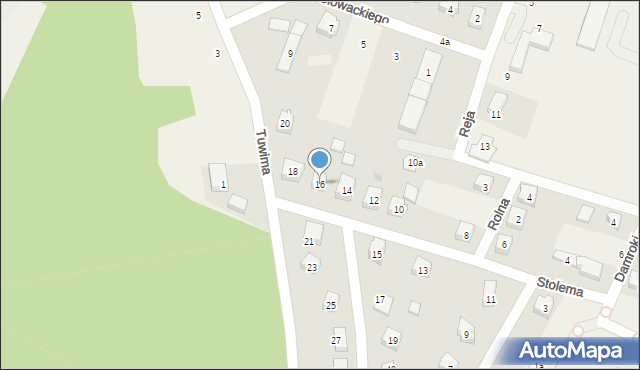 Stężyca, Stolema, 16, mapa Stężyca