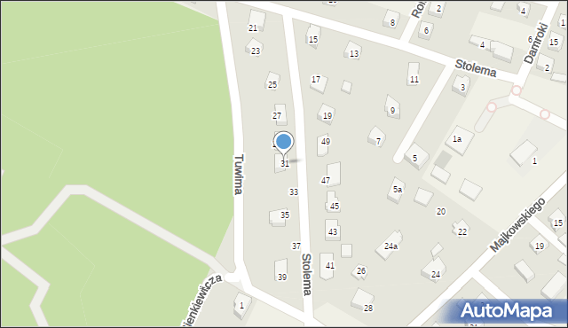 Stężyca, Stolema, 31, mapa Stężyca