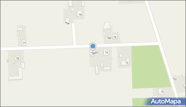 Stężyca-Kolonia, Stężyca-Kolonia, 74A, mapa Stężyca-Kolonia