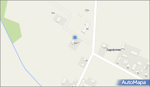 Stobiec, Stobiec, 55A, mapa Stobiec