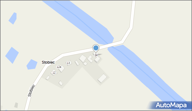 Stobiec, Stobiec, 14, mapa Stobiec