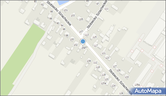 Stobiecko Szlacheckie, Stobiecko Szlacheckie, 104, mapa Stobiecko Szlacheckie