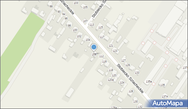 Stobiecko Szlacheckie, Stobiecko Szlacheckie, 108, mapa Stobiecko Szlacheckie