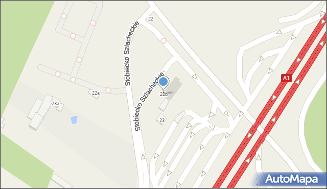 Stobiecko Szlacheckie, Stobiecko Szlacheckie, 22b, mapa Stobiecko Szlacheckie