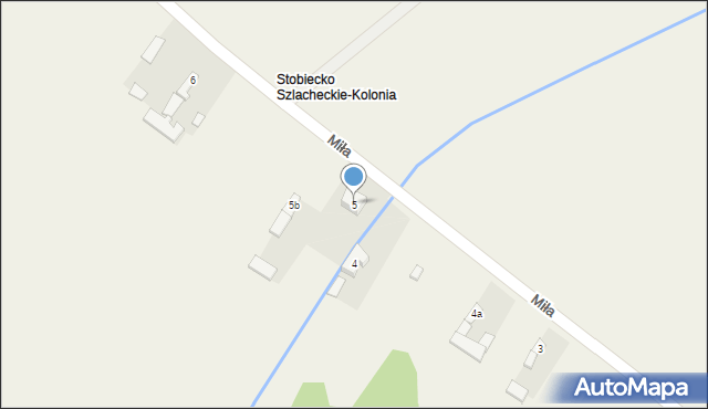 Stobiecko Szlacheckie, Stobiecko Szlacheckie, 5, mapa Stobiecko Szlacheckie