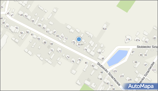 Stobiecko Szlacheckie, Stobiecko Szlacheckie, 77, mapa Stobiecko Szlacheckie