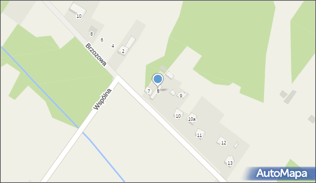 Stobiecko Szlacheckie, Stobiecko Szlacheckie, 8, mapa Stobiecko Szlacheckie