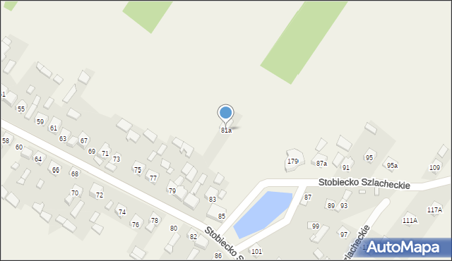 Stobiecko Szlacheckie, Stobiecko Szlacheckie, 81a, mapa Stobiecko Szlacheckie