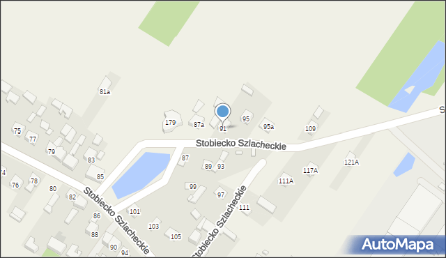 Stobiecko Szlacheckie, Stobiecko Szlacheckie, 91, mapa Stobiecko Szlacheckie