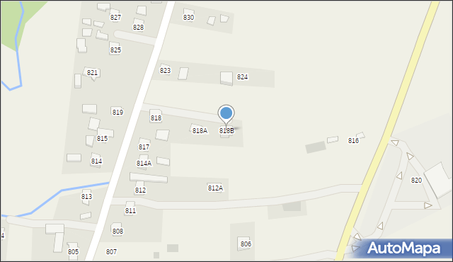 Stobierna, Stobierna, 818B, mapa Stobierna