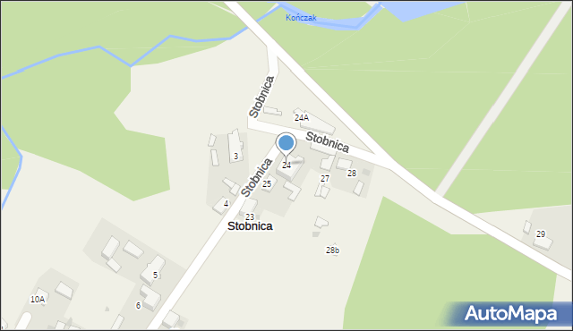 Stobnica, Stobnica, 24, mapa Stobnica