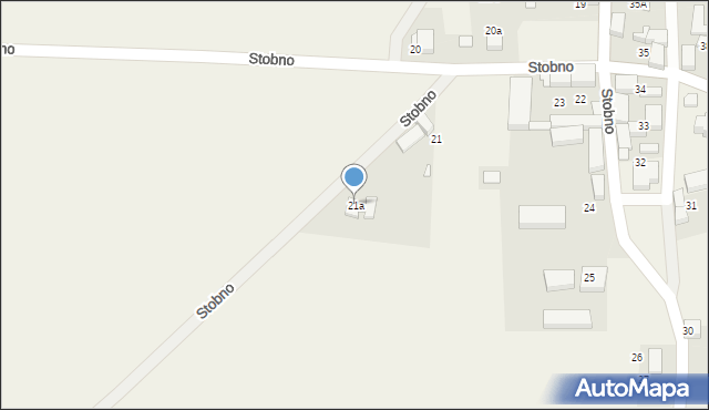 Stobno, Stobno, 21a, mapa Stobno