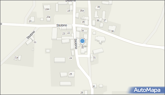 Stobno, Stobno, 32, mapa Stobno