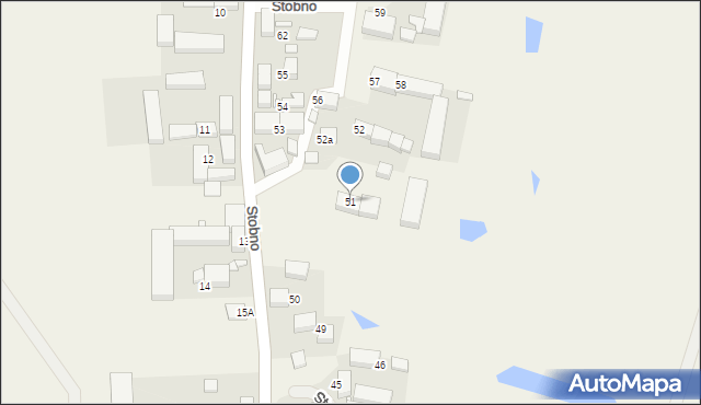 Stobno, Stobno, 51, mapa Stobno