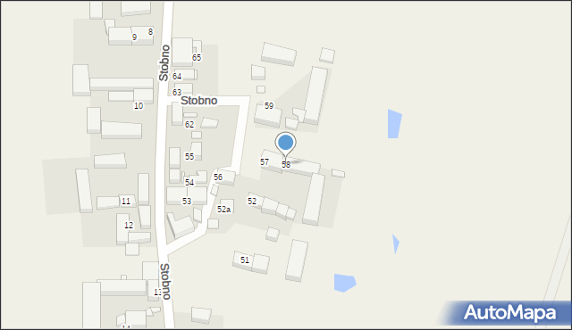 Stobno, Stobno, 58, mapa Stobno