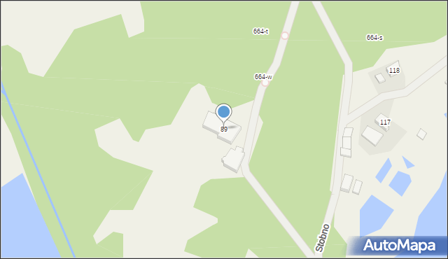 Stobno, Stobno, 89, mapa Stobno