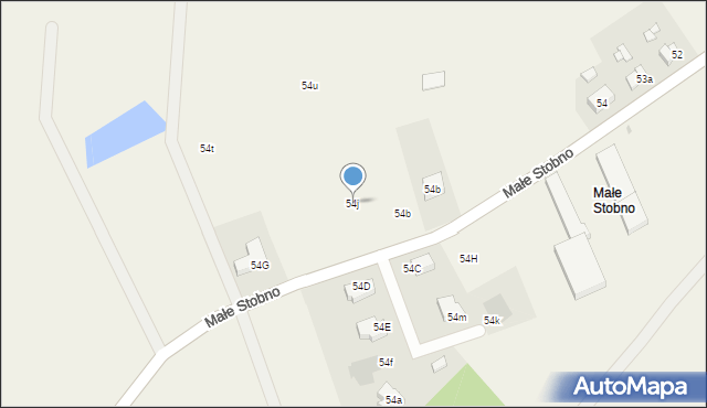 Stobno, Stobno, 54j, mapa Stobno
