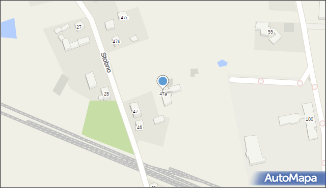 Stobno, Stobno, 47a, mapa Stobno
