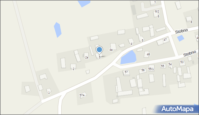 Stobno, Stobno, 3, mapa Stobno
