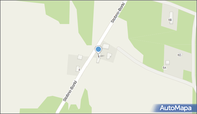 Stobno-Borki, Stobno-Borki, 5, mapa Stobno-Borki