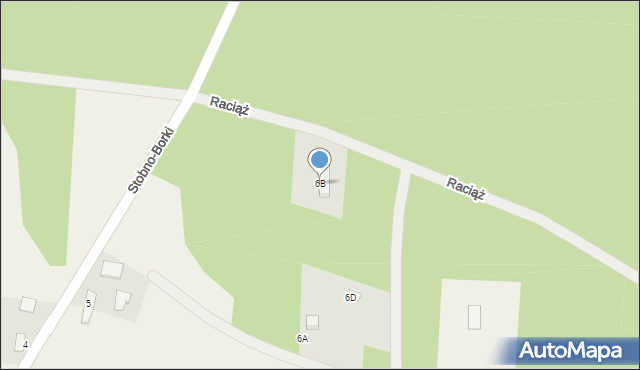 Stobno-Borki, Stobno-Borki, 6B, mapa Stobno-Borki