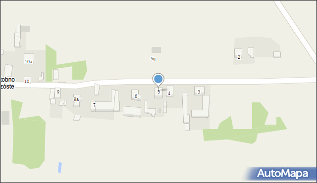 Stobno Siódme, Stobno Siódme, 5, mapa Stobno Siódme