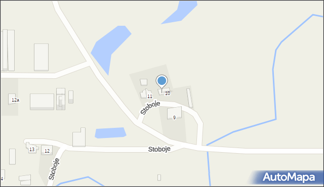 Stoboje, Stoboje, 10a, mapa Stoboje