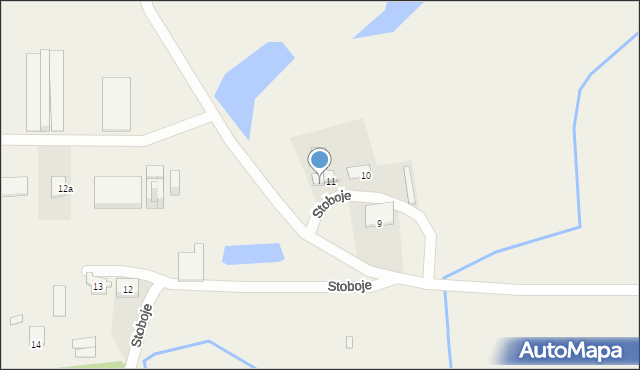 Stoboje, Stoboje, 11a, mapa Stoboje