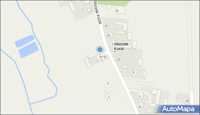 Stoczek Kocki, Stoczek Kocki, 7, mapa Stoczek Kocki