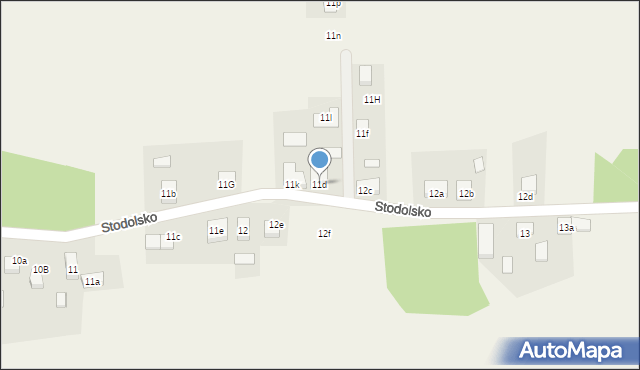 Stodolsko, Stodolsko, 11d, mapa Stodolsko