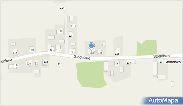 Stodolsko, Stodolsko, 12a, mapa Stodolsko