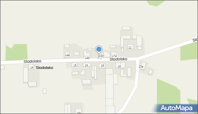 Stodolsko, Stodolsko, 17, mapa Stodolsko