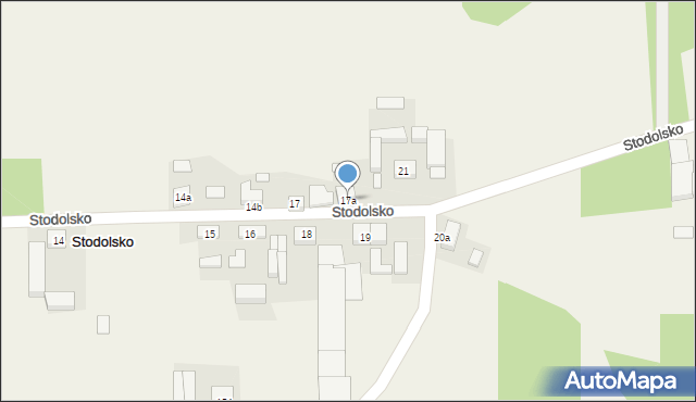 Stodolsko, Stodolsko, 17a, mapa Stodolsko