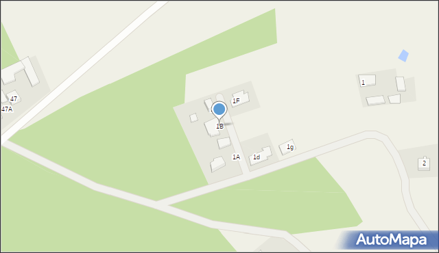 Stodolsko, Stodolsko, 1B, mapa Stodolsko