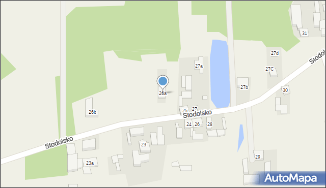Stodolsko, Stodolsko, 26a, mapa Stodolsko