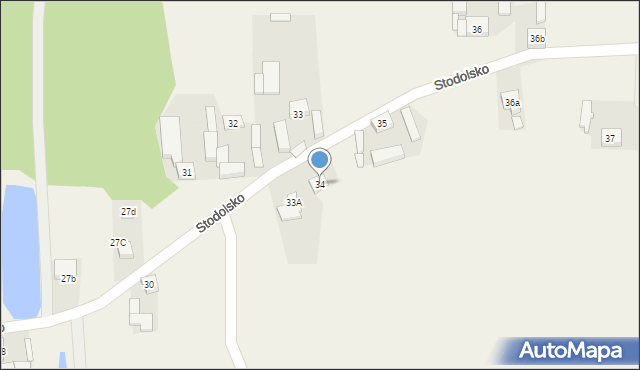 Stodolsko, Stodolsko, 34, mapa Stodolsko