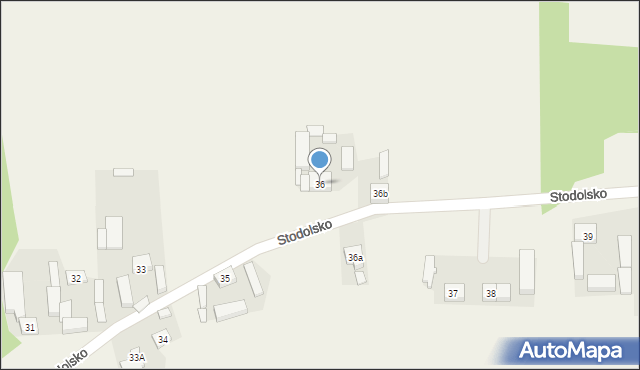 Stodolsko, Stodolsko, 36, mapa Stodolsko