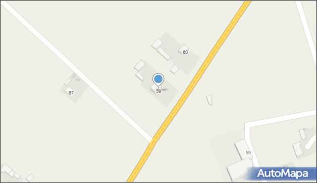 Stodoły-Kolonie, Stodoły-Kolonie, 59, mapa Stodoły-Kolonie