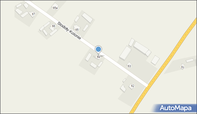 Stodoły-Kolonie, Stodoły-Kolonie, 64, mapa Stodoły-Kolonie