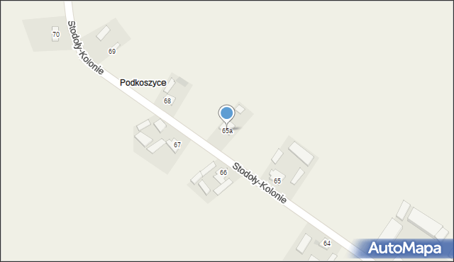 Stodoły-Kolonie, Stodoły-Kolonie, 65a, mapa Stodoły-Kolonie