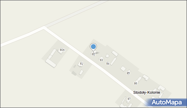 Stodoły-Kolonie, Stodoły-Kolonie, 82, mapa Stodoły-Kolonie
