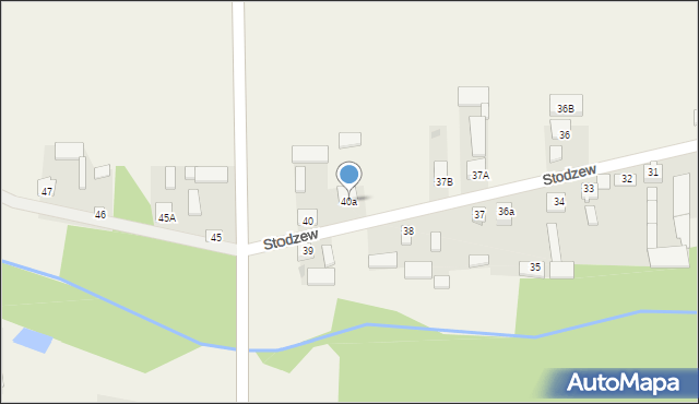 Stodzew, Stodzew, 40a, mapa Stodzew