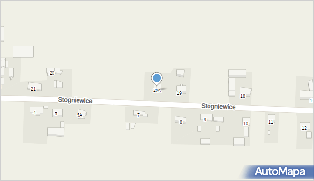 Stogniewice, Stogniewice, 20A, mapa Stogniewice