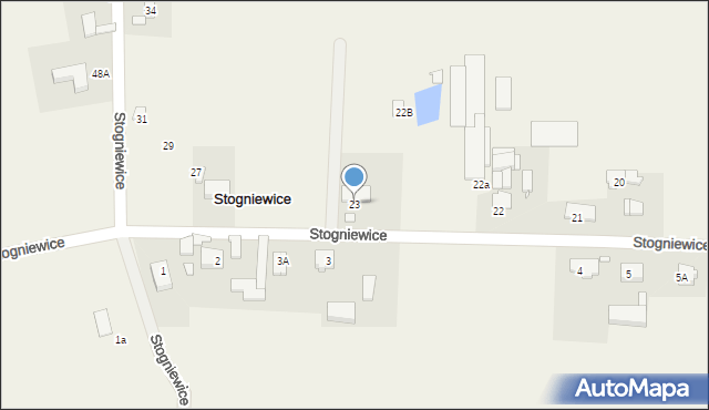 Stogniewice, Stogniewice, 23, mapa Stogniewice