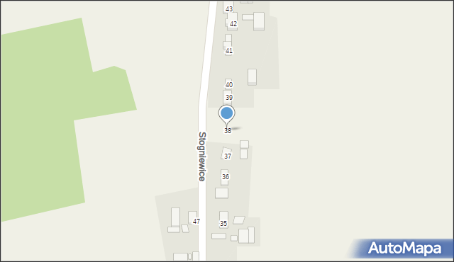 Stogniewice, Stogniewice, 38, mapa Stogniewice