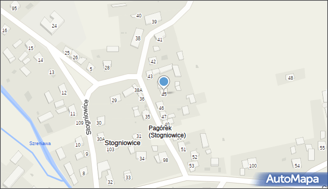 Stogniowice, Stogniowice, 45, mapa Stogniowice