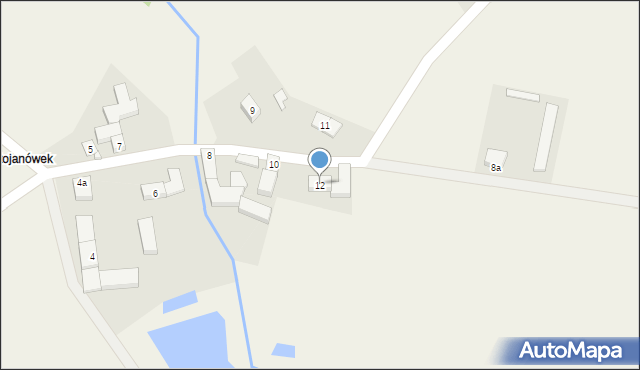 Stojanów, Stojanów, 12, mapa Stojanów