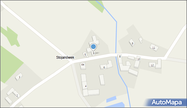 Stojanów, Stojanów, 7, mapa Stojanów